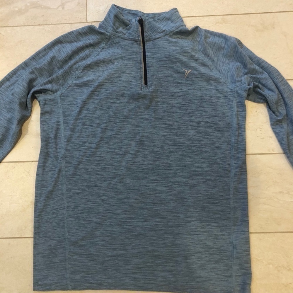 Boys Lg Old Navy Active 1/4 zip long sleeve pullover